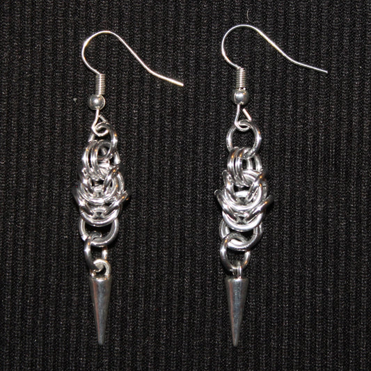 box chain earrings