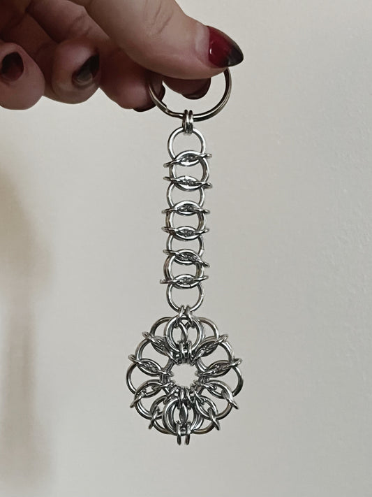 celtic flower keychain