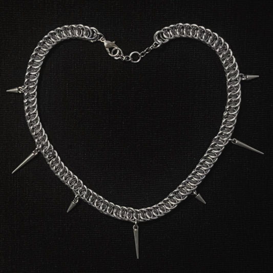 spiked half persian 4-in-1 choker