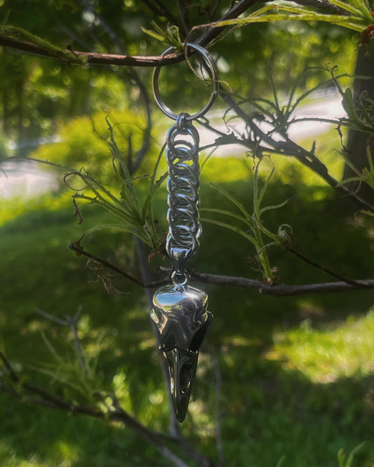 skull half persian 4-in-1 keychain